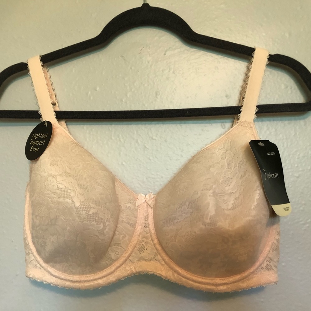 32G Light Pink Floral Bra